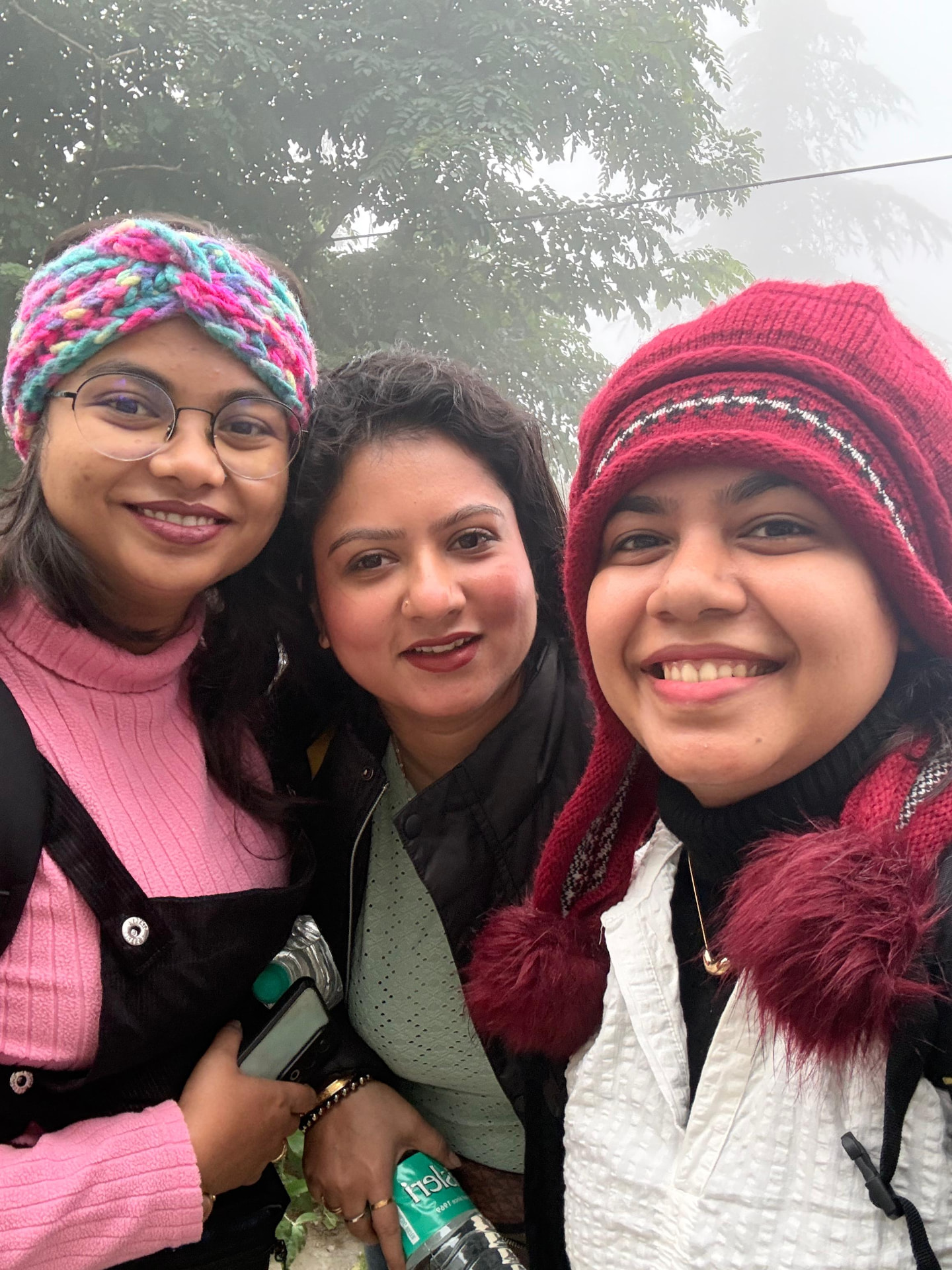 Guests in the misty hills — winter trip